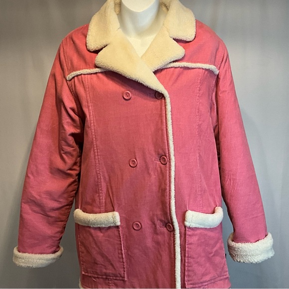 Levi's Jackets & Blazers - Free Country Coat XL Corduroy with Sherpa Cream Lining